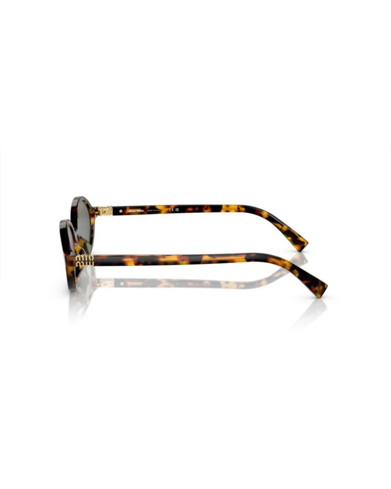 Lunettes de soleil femme Miu Miu modèle Regard MU 04ZS en acétate ovale