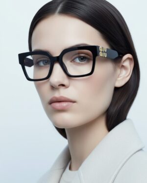 Lunettes de vue femme Miu Miu modèle VMU04U, monture designer en acétate
