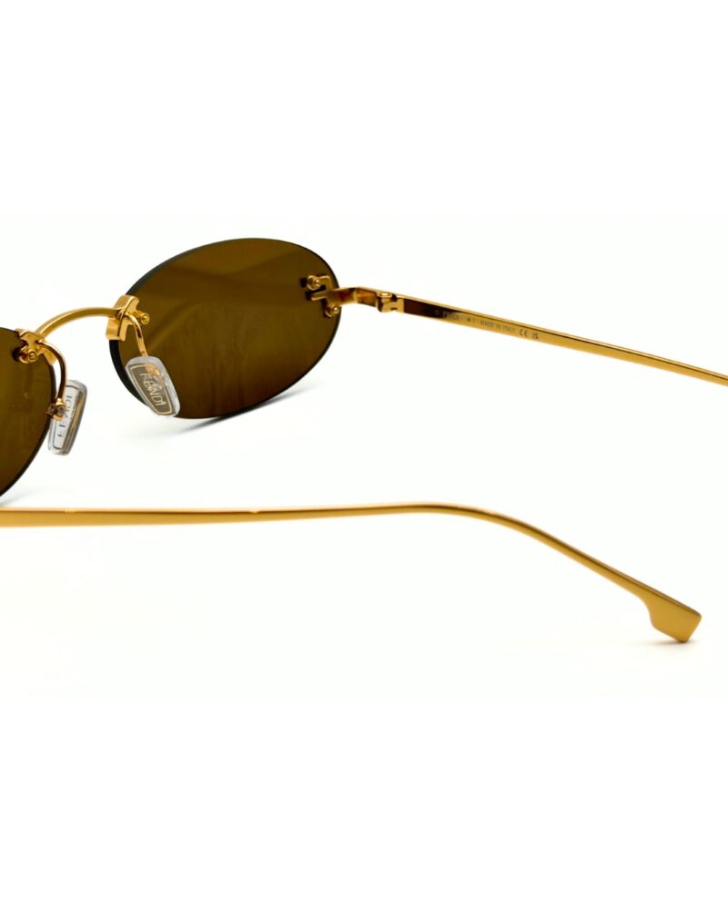lunettes-soleil-fendi-first-crystal-fe4075us-marron-tunisie.jpg Lunettes de soleil FENDI First Crystal FE4075US femme marron sans monture chez AZZABI OPTIC Tunisie