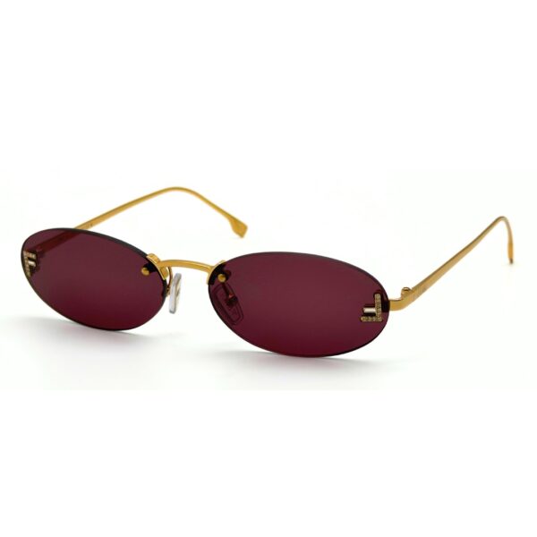 lunettes-soleil-fendi-first-crystal-fe4075us-3-4bordeaux-tunisie.jpg Lunettes de soleil femme FENDI First Crystal FE4075US bordeaux cristaux Tunisie AZZABI OPTIC