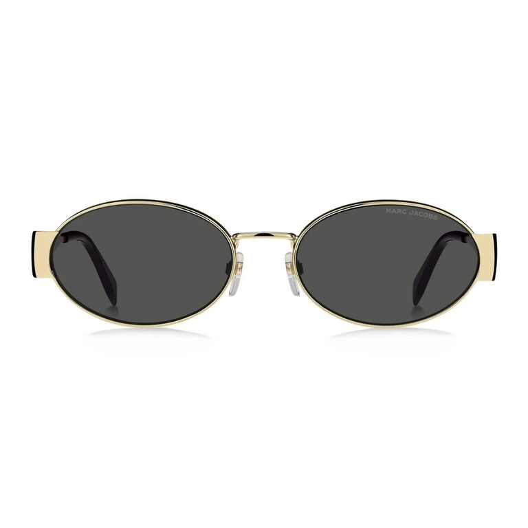 Lunettes de soleil femme Marc Jacobs MARC 806/S, modèle ovale en métal fabriqué en Italie