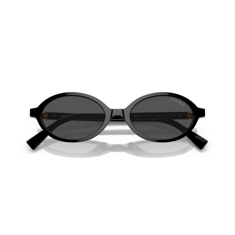 Lunettes de soleil femme Miu Miu modèle Regard MU 04ZS en acétate ovale
