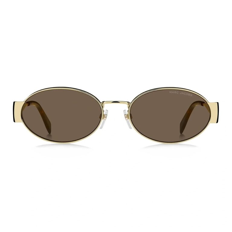 Lunettes de soleil femme Marc Jacobs MARC 806/S, modèle ovale en métal fabriqué en Italie