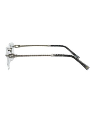 Lunettes sans cadre Blue Eyes Percée - Doré Lunettes de vue sans cadre Blue Eyes Percée, finition Argent, monture rectangulaire légère