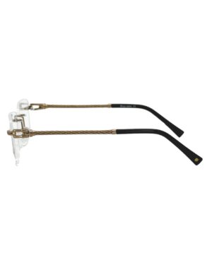 Lunettes sans cadre Blue Eyes Percée - Doré Lunettes de vue sans cadre Blue Eyes Percée, finition dorée, monture rectangulaire légère