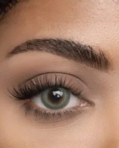Lentille ISEE COLOR Wavy Green, teinte vert intense
