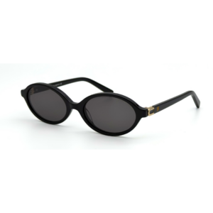 Lunettes de soleil femme ovale Blue Eyes noires en acétate brillant