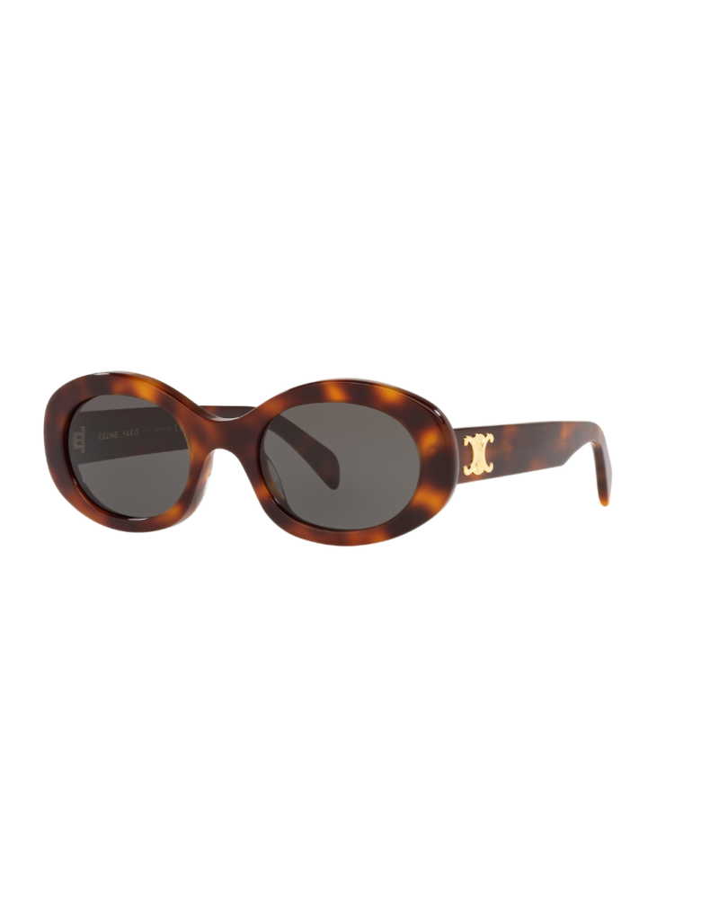 Lunette de soleil Celine CL40194U 3-4 Tunisie Camel Celine CL40194U Tunisie - Lunette de soleil femme ovale couleur camel chez Azzabi Optic