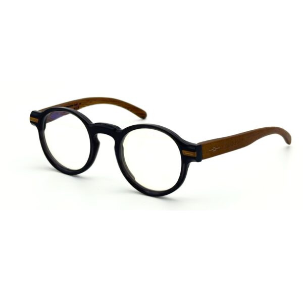 Lunettes de vue unisexe Tunisie – Vakay Earth 3-4 en acétate et bois véritable – AZZABI OPTIC