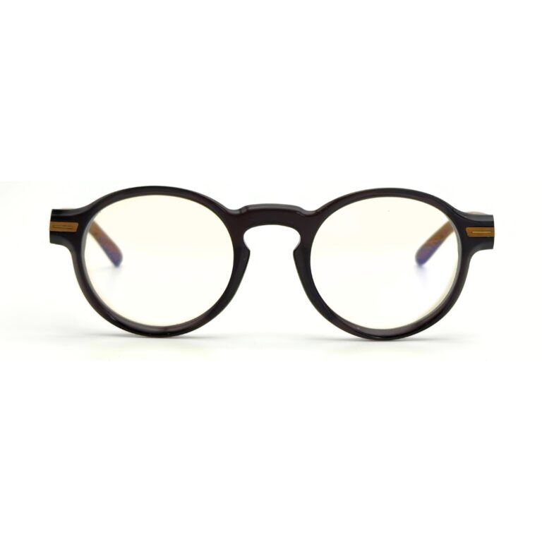 Lunettes de vue unisexe Tunisie – Vakay Earth en acétate et bois véritable – AZZABI OPTIC