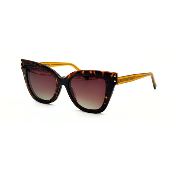 Monture optique femme marron écaille avec clip solaire - Lunettes de vue clip on femme Blue Eyes.