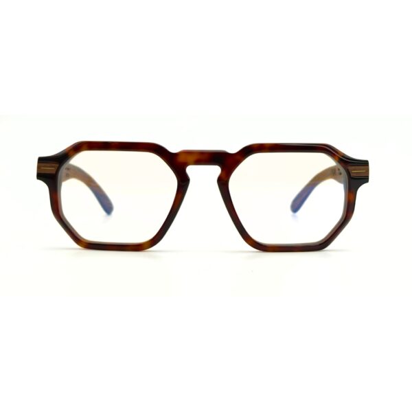 Lunettes de vue VAKAY BREEZE monture hexagonale bois et acétate – homme femme – AZZABI OPTIC Tunisie