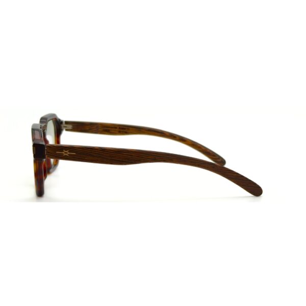 Lunettes de vue VAKAY BREEZE monture hexagonale bois et acétate – homme femme – AZZABI OPTIC Tunisie