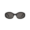 Lunettes de soleil Celine femme modèle CL40194U forme ovale monture acétate marron brillant logo Triomphe doré