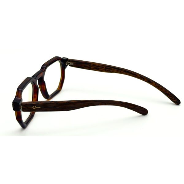 Lunettes de vue VAKAY BREEZE monture hexagonale bois et acétate – homme femme – AZZABI OPTIC Tunisie