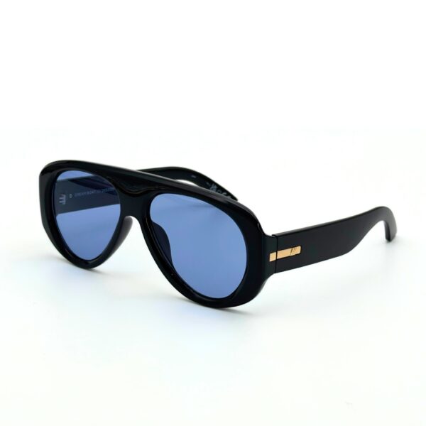 Lunettes Le Specs Dream Boat noir oversize pour homme et femme