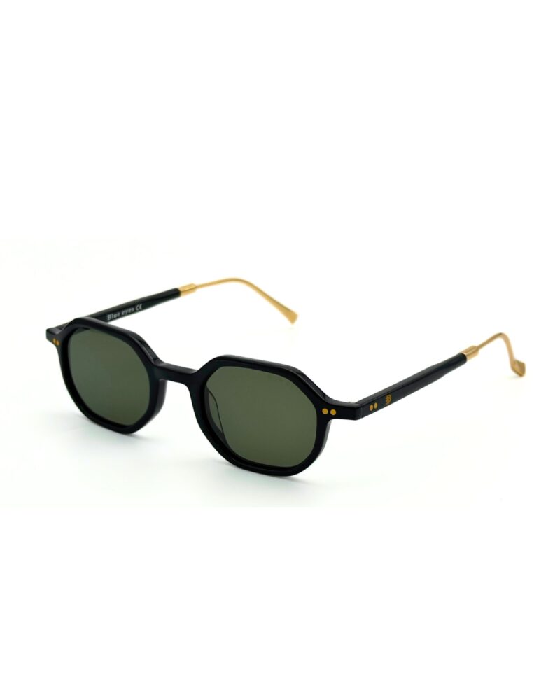 blue-eyes-at1097 3-4-noir-verre-g15-octogonal.jpg Blue Eyes AT1097 lunettes de soleil tendance Tunisie monture octogonale noir verre G15