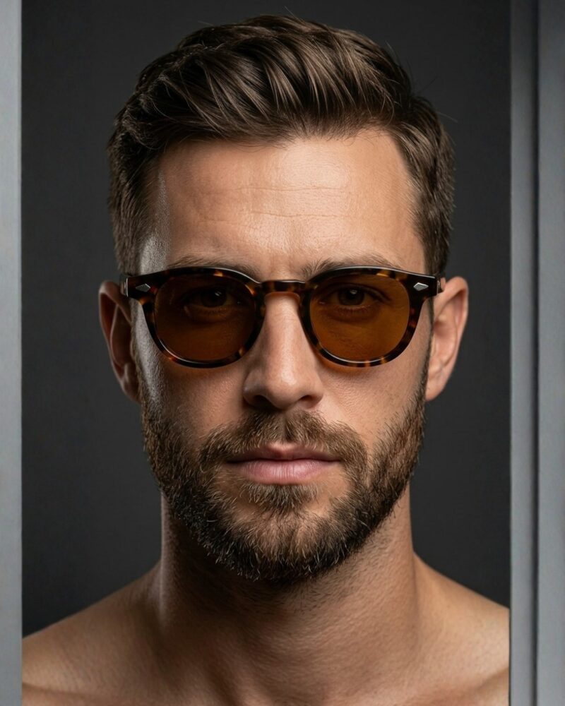 lunettes-polarisees-jow-bro-bh3001-ecaille-verre-marron-uni-opticien-tunisie