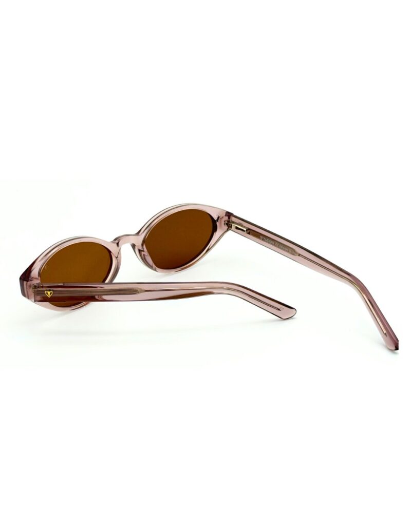 Lunettes Polarisées TUDOR Femme Tunisie Mauve Translucide T006 Lunettes Polarisées TUDOR Femme Tunisie monture mauve translucide verres ambrés polarisés chez AZZABI OPTIC