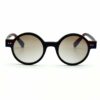 Lunettes de soleil JOW&BRO 2393 noires avec verres marron portées à La Marsa
