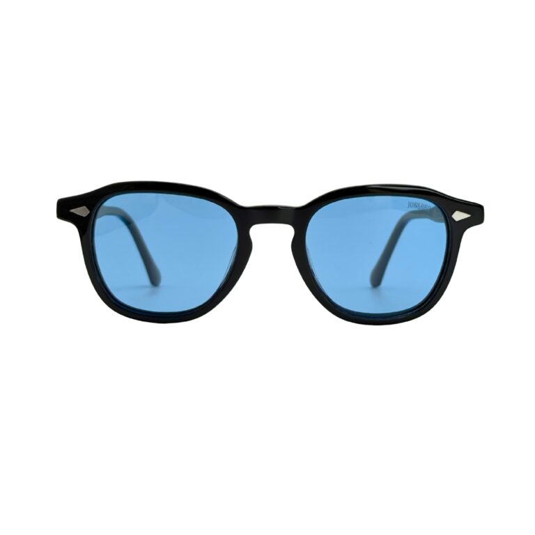 Lunettes Polarisées JOW&BRO Tunisie monture noire brillante verres bleu azur chez AZZABI OPTIC