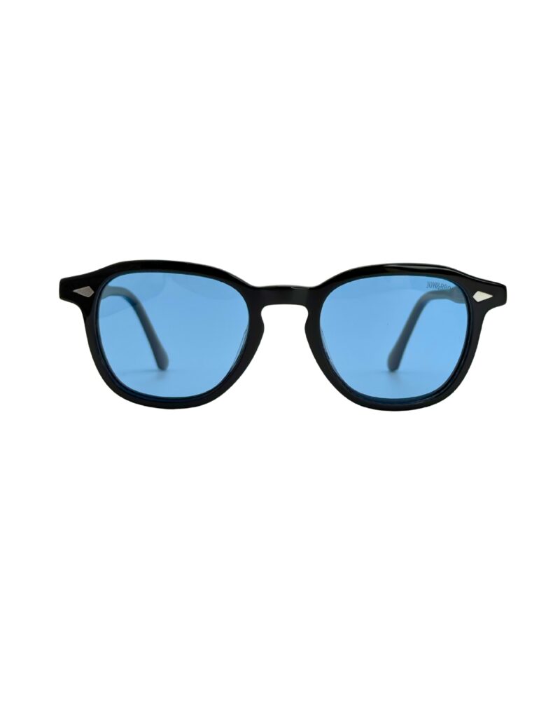 Lunettes Polarisées JOW&BRO Tunisie monture noire brillante verres bleu azur chez AZZABI OPTIC