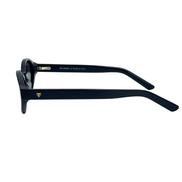 Lunettes Polarisées TUDOR branches Femme Tunisie Noir T006 Lunettes Polarisées TUDOR Femme Tunisie monture noire brillante verres gris polarisés chez AZZABI OPTIC