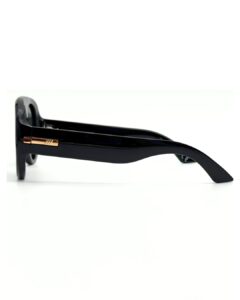 le-specs-dream-boat branches-aviateur-noir-face Monture aviateur épaisse Le Specs Dream Boat noir