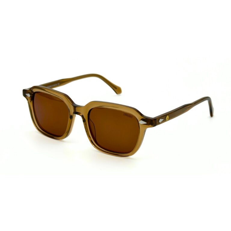 Lunettes Polarisées JOW&BRO Tunisie monture marron translucide verres marron polarisés AZZABI OPTIC