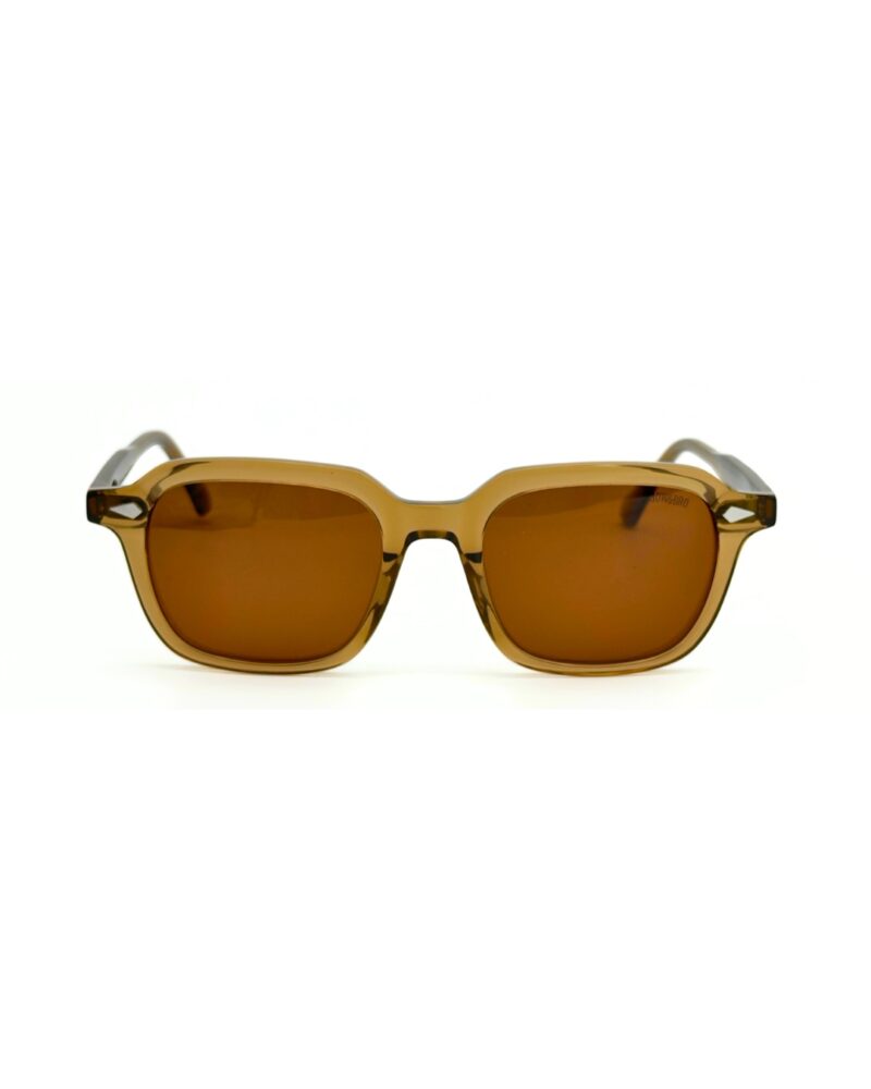 Lunettes Polarisées JOW&BRO Tunisie monture marron translucide verres marron polarisés AZZABI OPTIC