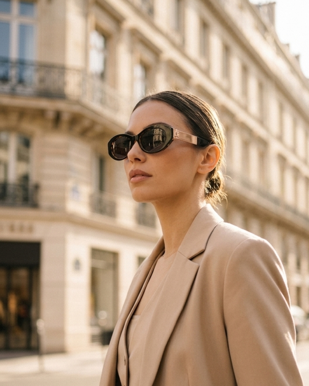 Femme portant les lunettes de soleil Guess Tunisie GU00261H