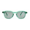 Lunettes Polarisées JOW&BRO Tunisie monture vert émeraude translucide verres gris neutres AZZABI OPTIC