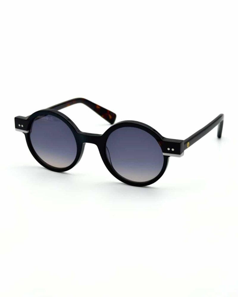 Lunettes JOW&BRO 2393 noires liseré argent verres gris en Tunisie