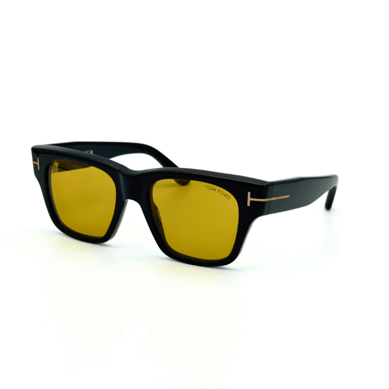 Tom Ford Caine-02 TF1280 lunettes de soleil homme noir carré