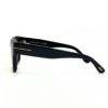 Lunettes de soleil Tom Ford Caine-02 monture noire et verres jaunes chez Azzabi Optic La Marsa.