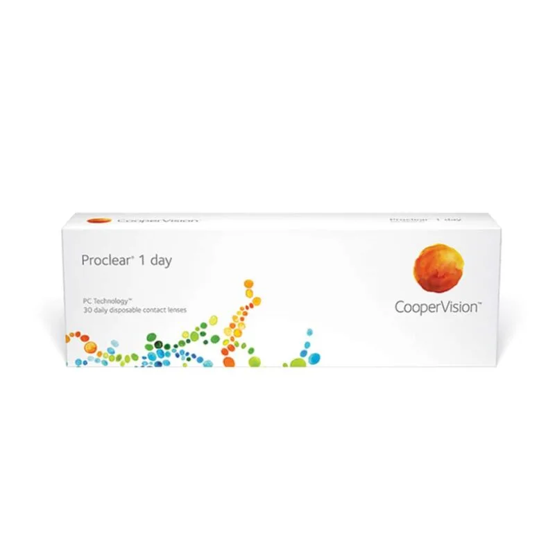 Lentilles de contact Proclear 1 Day CooperVision pour yeux secs