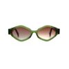 Lunettes de soleil Joca Mori Tunisie acétate vert et branches écaille