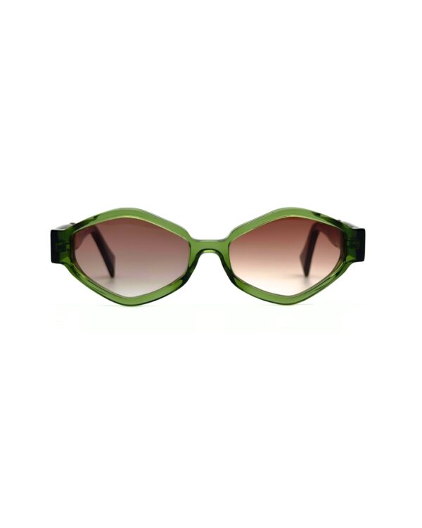 Lunettes de soleil Joca Mori Tunisie acétate vert et branches écaille
