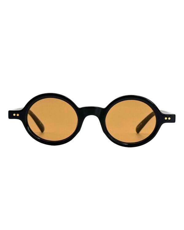 Le Specs Sycophantic - Face avant Monture panto Le Specs Sycophantic verres ambrés marron