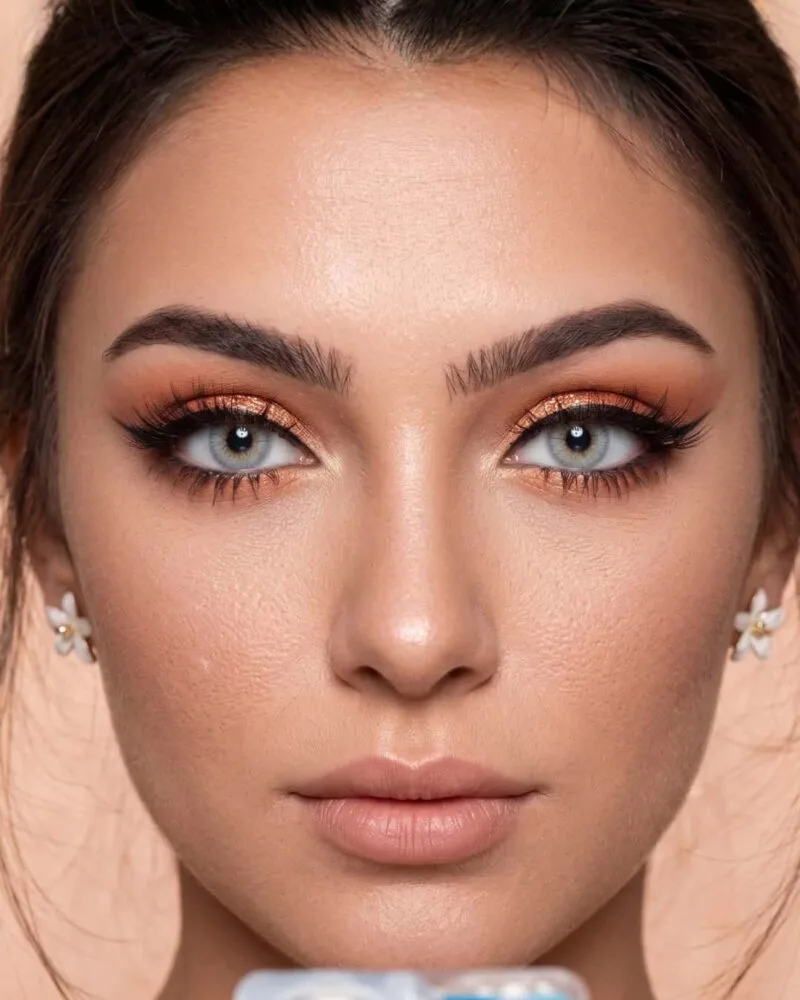 Lentilles de couleur naturelle Freshtone Jasmine chez AZZABI OPTIC