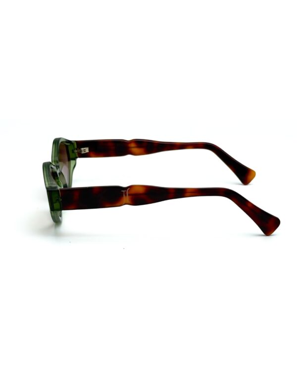 Lunettes de soleil Joca Mori Tunisie acétate vert et branches écaille