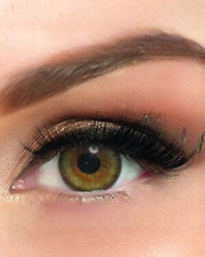 Lentilles de couleur Adore Bi Yellow chez Azzabi Optic