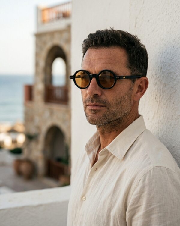 Le Specs Sycophantic Lunettes de soleil Le Specs Sycophantic en acétate noir chez Azzabi Optic Tunis