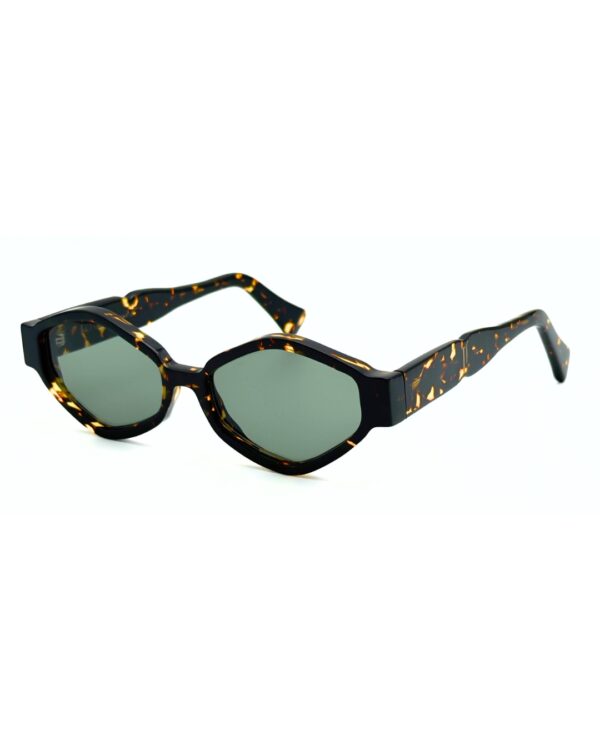 Lunettes de soleil Joca Mori Écaille Havana et verres verts G15