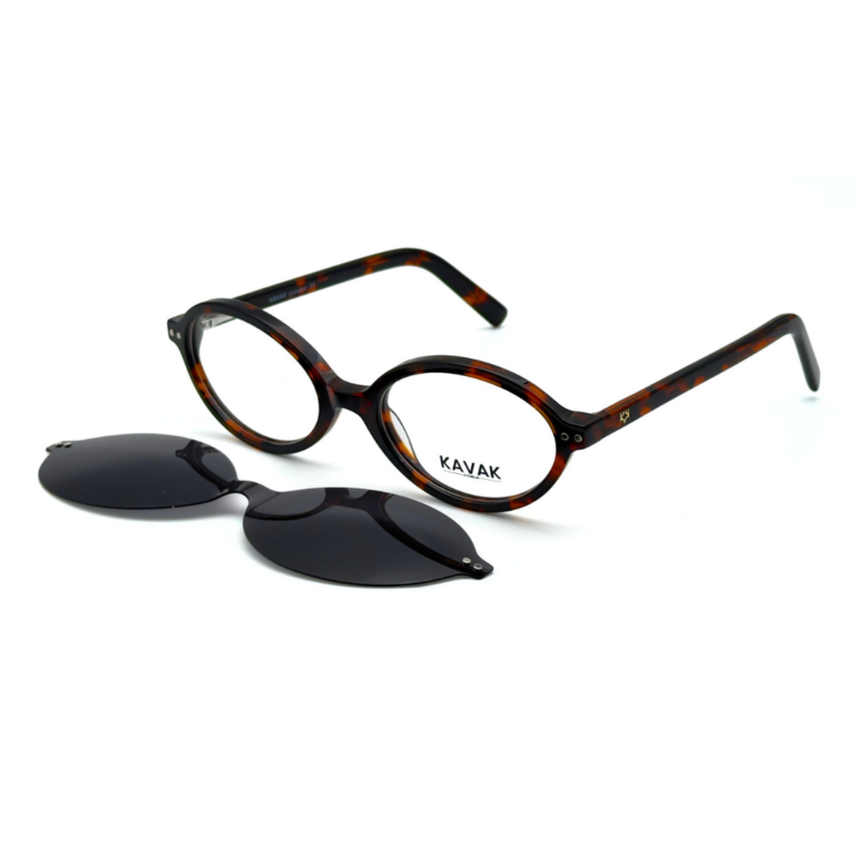 Lunettes de vue femme KAVAK KV20170 avec clip solaire.