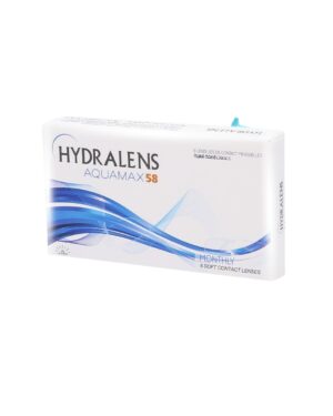 Boîte de 6 lentilles mensuelles Hydralens Aquamax 58