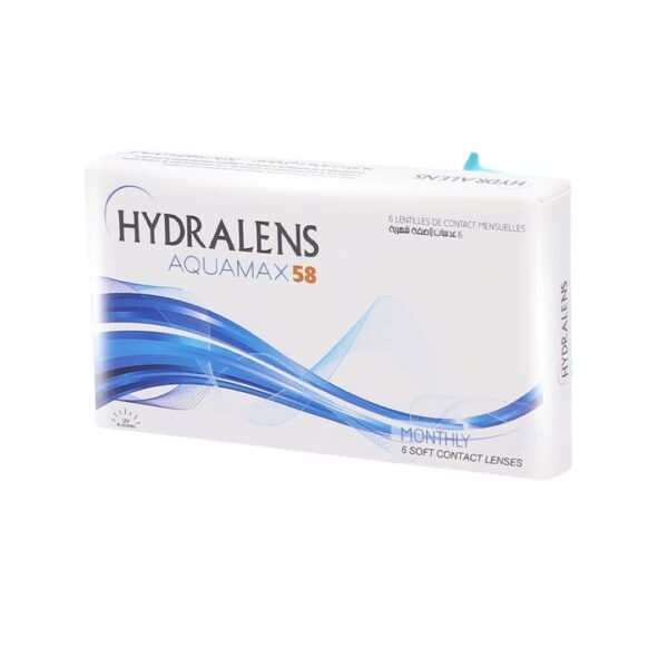 Boîte de 6 lentilles de contact mensuelles HYDRALENS AQUAMAX 58 par Marshall Intergroup