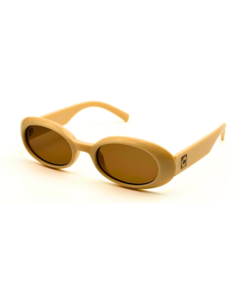 Lunettes de soleil ivoire crème Le Specs Work It avec verres marron Tunisie