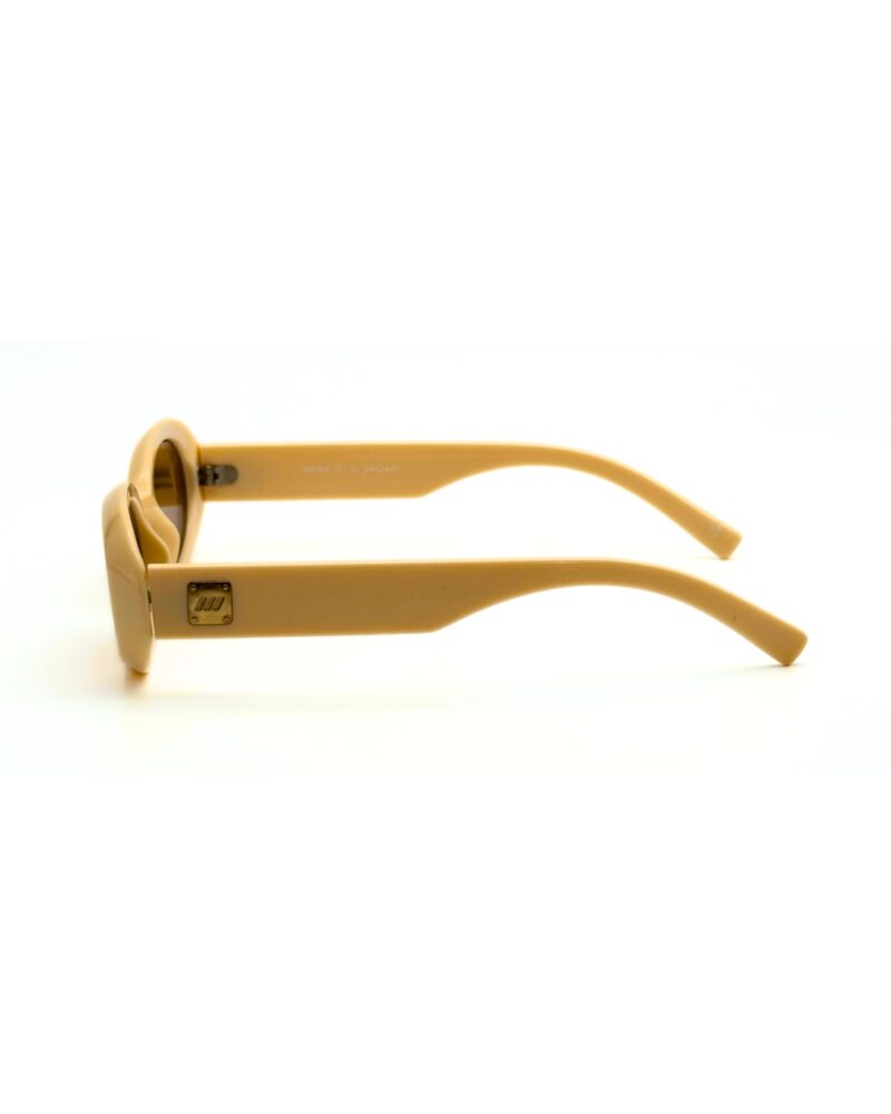 Lunettes de soleil ivoire crème Le Specs Work It avec verres marron TunisieLunettes de soleil ivoire crème Le Specs Work It avec verres marron Tunisie