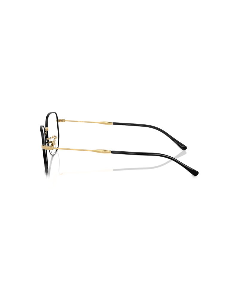 Ray-Ban RB6496 Or et Noir - branches- Azzabi Optic Lunettes de vue Ray-Ban RB6496 couleur or et noir monture hexagonale vue